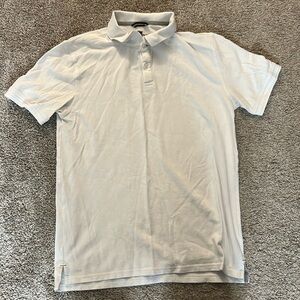 Men’s White Polo Black Brown 1826